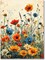 Wild Flowers Diamond Art Painting for Adults,Diamond Art Kits,5D Diamond Painting for Adults,Gem Art Kits for Gift Home Decor
